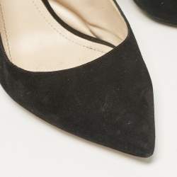 Pre Owned Nicholas Kirkwood Black Suede Mia Slingback Pumps Size 39