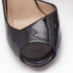 Nicholas Kirkwood Black Patent Leather D'orsay Pumps Size 39