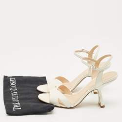 Pre Owned Nicholas Kirkwood Croc Embossed Leather Lexi Sandals Size 40