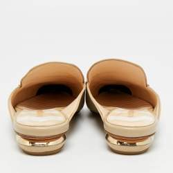 Pre Owned Nicholas Kirkwood Beya Size 38 Leather Pointed Toe Flat Mules