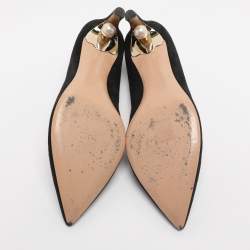 مملوكة مسبقًا حذاء كعب عالي نيكولاس كيركوود سويدي أسود مقاس 40.5