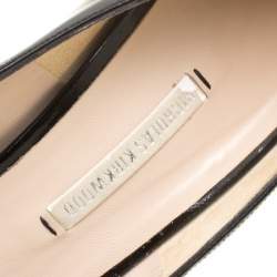 Nicholas Kirkwood Black Patent Platform Pumps Size 38.5