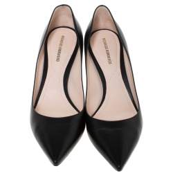 Pre Owned Nicholas Kirkwood Black Leather Maeva Pumps Size 38