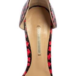 Nicholas Kirkwood Pink Patent And Snakeskin Leather Ankle Strap Sandals Size 37