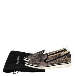 Pre Owned Nicholas Kirkwood Black Lace Alona Pointed Toe Platform Loafers Size 36