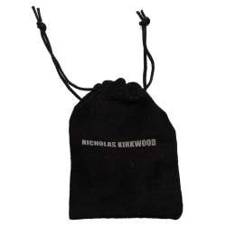 Pre Owned Nicholas Kirkwood White Leather Pointed Toe Mules Size 37