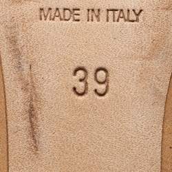 Pre Owned Nicholas Kirkwood Black/White Patent Leather And PVC Pointed Toe Pumps Size 39