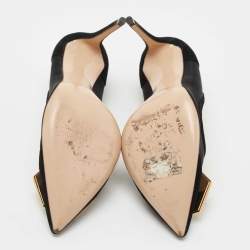 Nicholas Kirkwood Black Suede and Mesh Eden Pumps Size 41