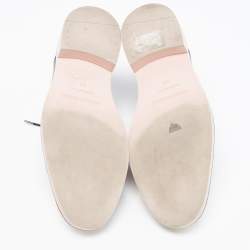Nicholas Kirkwood Tricolor Leather and Mesh Lace Up Oxfords Size 40