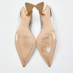 Pre Owned حذاء كعب عالي نيكولاس كيركوود مقدمة مدببة سويدي نمط مبطن دايموند ذهبي/ أسود مقاس 41