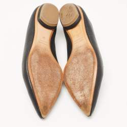 Pre Owned Nicholas Kirkwood Black Leather Beya Loafers Size 37