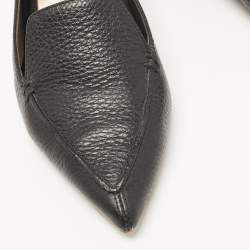 Pre Owned Nicholas Kirkwood Black Leather Beya Loafers Size 37