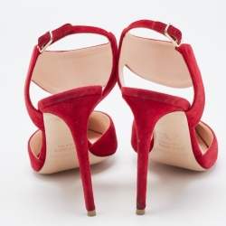 Nicholas Kirkwood Dark Pink Suede Leda Pumps Size 38.5
