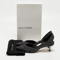 Nicholas Kirkwood White/Black Tweed Slingback Pumps Size 41 