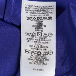 مملوكة مسبقًا بلوزة نيكولفارهي حرير بلا أكمام زرقاء مقاس صغير (سمول)