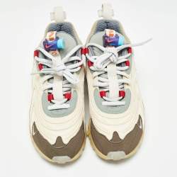 Nike x Travis Multicolor Fabric Scott Air Max 270 React Cactus Trails Sneakers Size 37.5