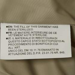 Nike White Synthetic Down-Fill Puffer Jacket M