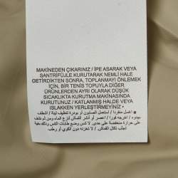 Nike White Synthetic Down-Fill Puffer Jacket M