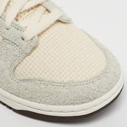 Nike Multicolor Suede and Hemp Dunk Low Coconut Milk Sneakers Size 38.5