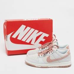 Nike Multicolor Suede Dunk Low Fossil Rose Sneakers Size 38.5