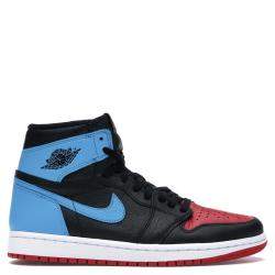 Nike Jordan 1 Unc/Chicago Leather Sneakers Size 36.5