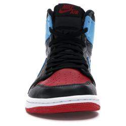 Pre Owned Nike Jordan 1 Unc/Chicago Leather Sneakers Size 38