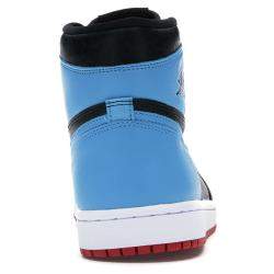 Pre Owned Nike Jordan 1 Unc/Chicago Leather Sneakers Size 38