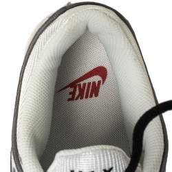 Pre Owned Nike Air Max White Leather And Fabric Tailwind IV Low Top Sneaker Size 40.5