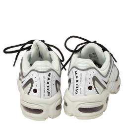 Pre Owned Nike Air Max White Leather And Fabric Tailwind IV Low Top Sneaker Size 40.5