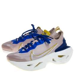 Nike Beige/Blue Mesh Zoom X Vista Grind Sneakers Size 40.5