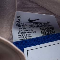 Nike Beige/Blue Mesh Zoom X Vista Grind Sneakers Size 40.5