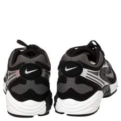 Nike Air Grey/Black Leather And Mesh Ghost Racer Sneakers Size 41