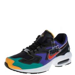 Nike Air Max2 Multicolor Leather And Mesh Light PRM Sneakers Size 41