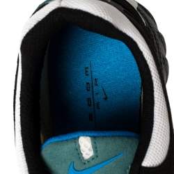 Nike White/Black/Teal Blue Leather And Mesh Air Ghost Racer Size 42