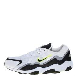 Nike Air Black/White Leather And Mesh Zoom Alpha Sneakers Size 43