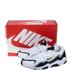 Nike Air Black/White Leather And Mesh Zoom Alpha Sneakers Size 43