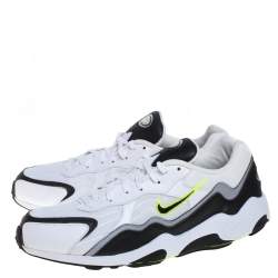 Nike Air Black/White Leather And Mesh Zoom Alpha Sneakers Size 44.5