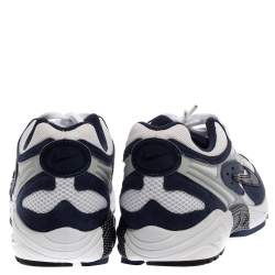 Nike White/Blue Leather And Mesh Air Ghost Racer Size 45