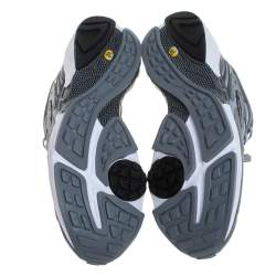 Nike Grey Suede And Mesh Ghost Racer Air Lace Up Sneakers Size 45