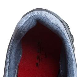 Nike Grey Suede And Mesh Ghost Racer Air Lace Up Sneakers Size 45