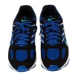 Nike Air Royal Blue Leather And Mesh Ghost Racer Sneakers Size 46