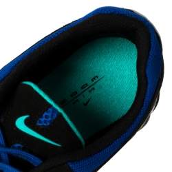 Nike Air Royal Blue Leather And Mesh Ghost Racer Sneakers Size 46