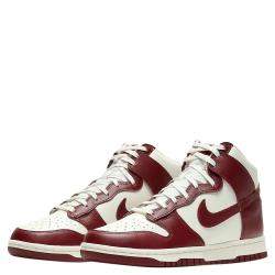 Nike Dunk High Sail Team Red Sneakers Size EU 40 US 8.5W