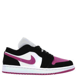 Nike Jordan 1 Low Black Cactus Flower Sneakers Size EU 40 (US 8.5W)