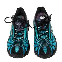 Pre Owned Nike Air Max Black/Blue Fabric Tailwind V Skepta Low Top Sneakers Size 41