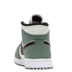 Pre Owned Nike WMNS Jordan 1 Mid Dutch Green Sneakers Size US 7.5W (EU 38.5)