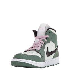 Pre Owned Nike WMNS Jordan 1 Mid Dutch Green Sneakers Size US 9W (EU 40.5)