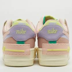 Nike Multicolor Leather AF1 Shadow Cashmere Sneakers Size 38.5