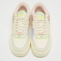 Nike Multicolor Leather AF1 Shadow Cashmere Sneakers Size 38.5