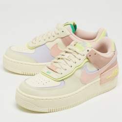 Nike Multicolor Leather AF1 Shadow Cashmere Sneakers Size 38.5